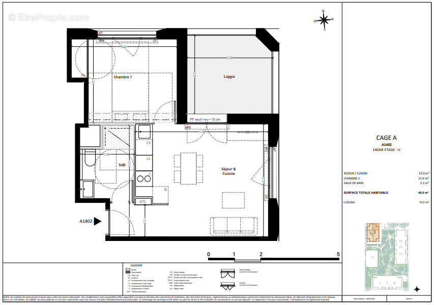 Appartement T2 - 45m2 - Cartoucherie - photo 4