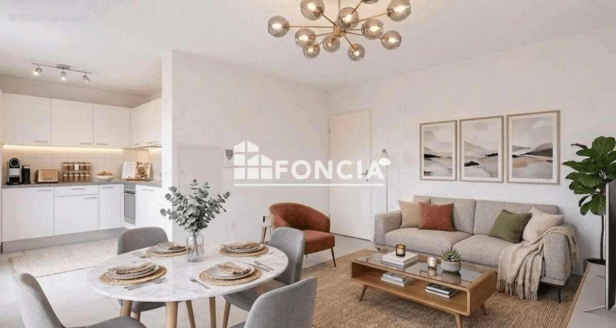 Achat immobilier appartement trois pièces sur la commune D'Artigues-près-Bordeaux - photo 2