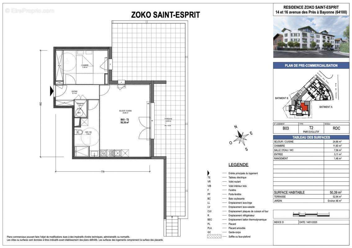 Appartement à BAYONNE