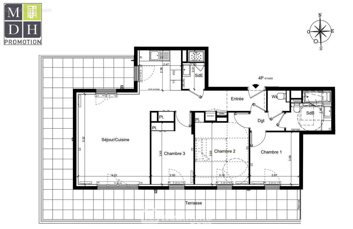 Appartement à SAINT-MAUR-DES-FOSSES