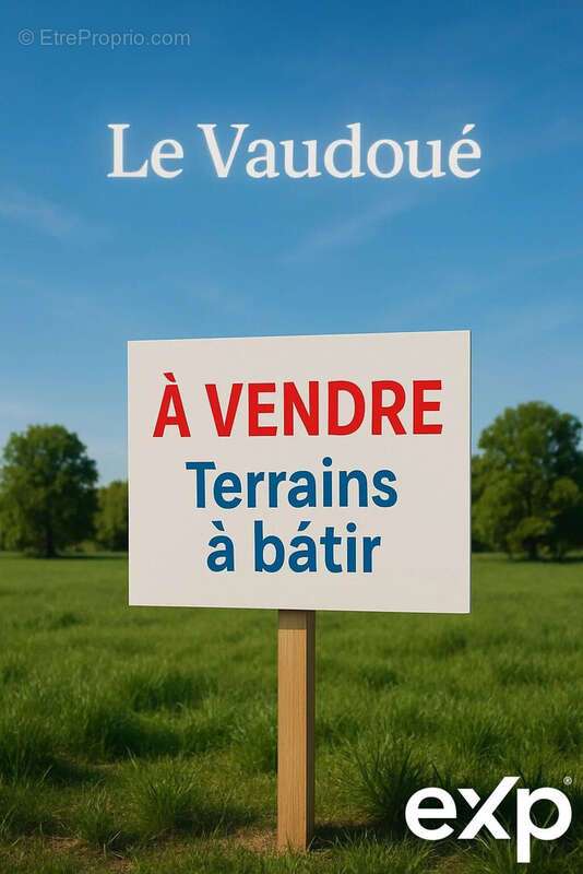 Terrain à LE VAUDOUE