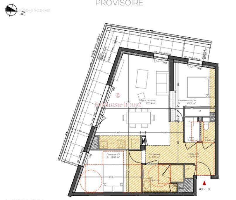Appartement 65 m² à Vannes  - photo 6