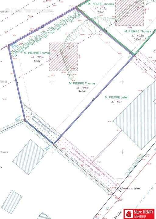 Terrain à SAINT-AME