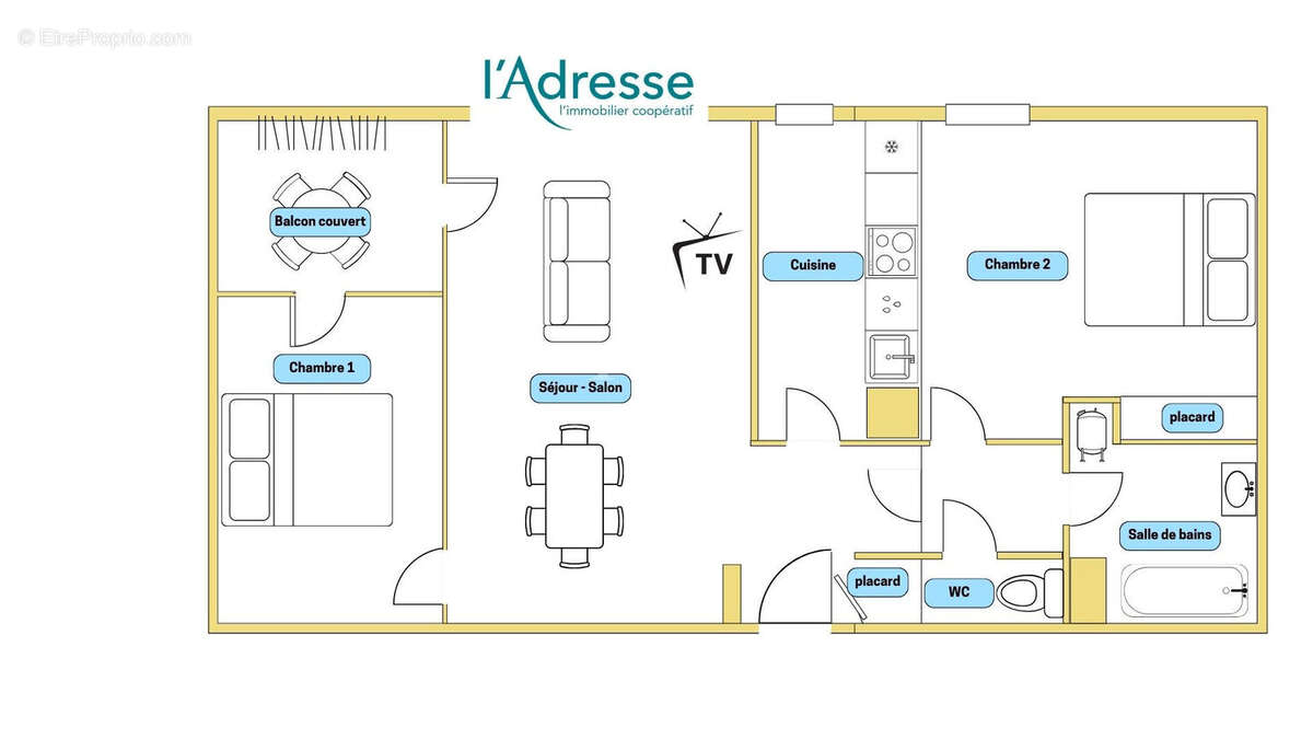 Appartement à PLAISANCE-DU-TOUCH