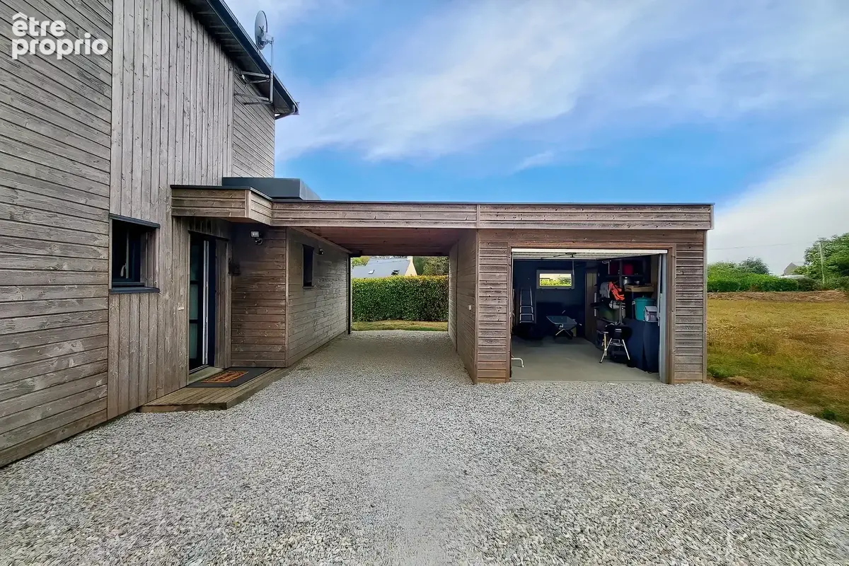 Maison contemporaine VUE MER ossature bois  PLAIN-PIED à vendre 6 pièces TELGRUC SUR MER (29) - photo 17