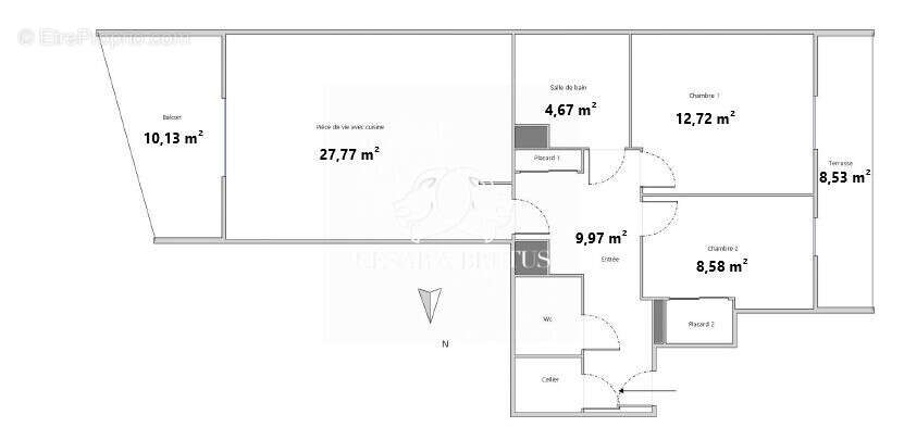 Appartement 68 m² à Saint-Fons  - photo 8