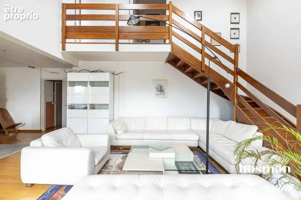 Duplex de 147 m2 - Dernier étage - Traversant et avec un balcon - 4 chambres - Proche canal / Métro église de Pantin - photo 3