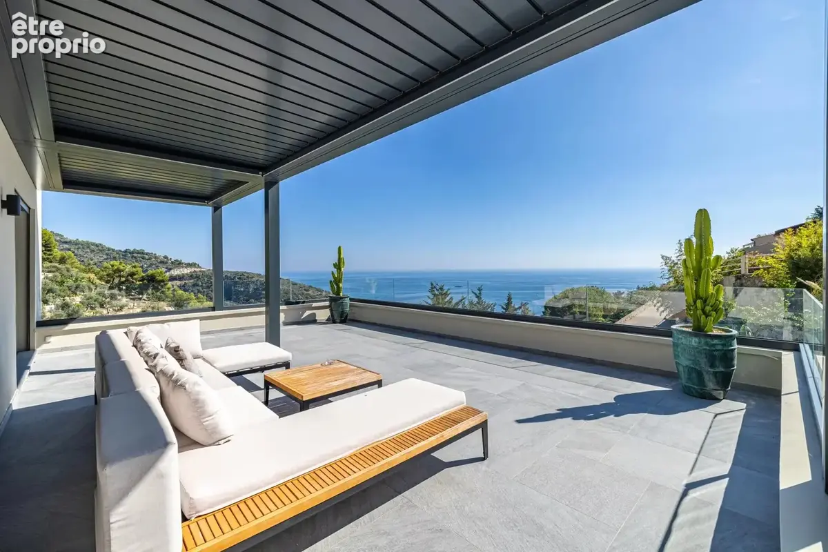 Èze – Villa contemporaine rénovée avec vue mer - photo 8