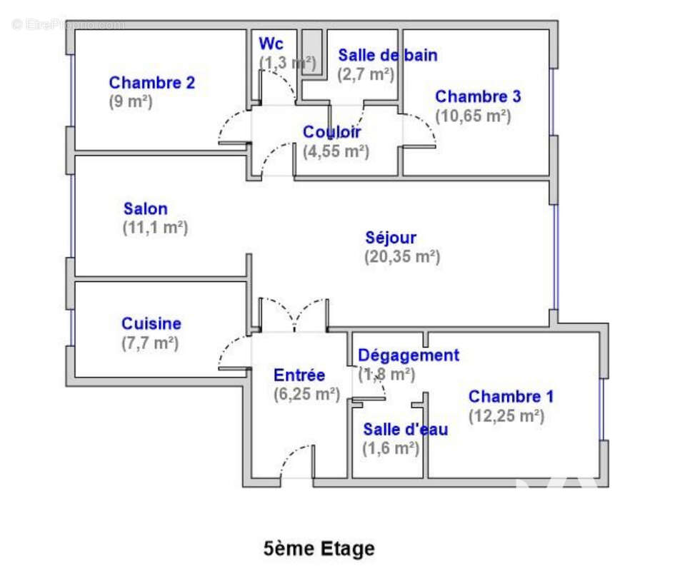 Photo 4 - Appartement à LEVALLOIS-PERRET