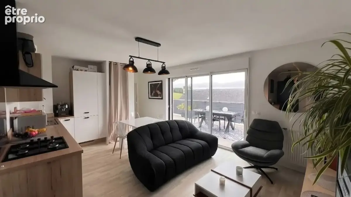 Dpt Finistère (29), à vendre QUIMPER Kerfeunteun appartement T3 situé au dernier étage de 59 m² habitable - Terrasse - Parking p - photo 6