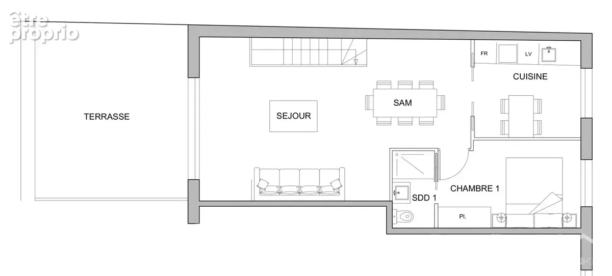 Exceptionnel a bordeaux-nansouty - duplex t5 avec terrasse plein sud - photo 5