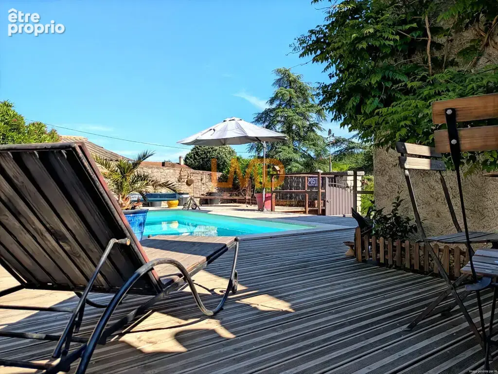 Maison en pierre 7 pièces 150m2, piscine, jardin - photo 21