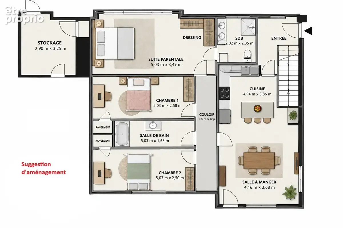 Grand appartement à réaménager - photo 8