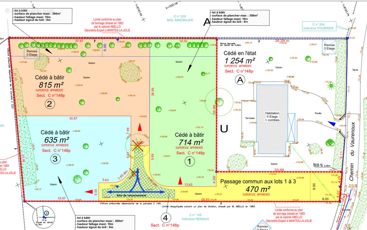 Terrain à MAGNANVILLE