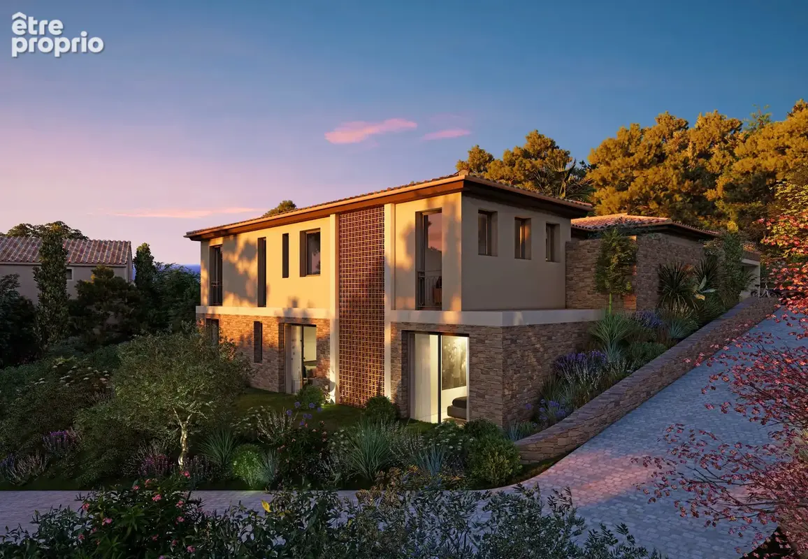 Terrain 1340m2 avec permis de construire purgé et apercu mer - sainte maxime - photo 4