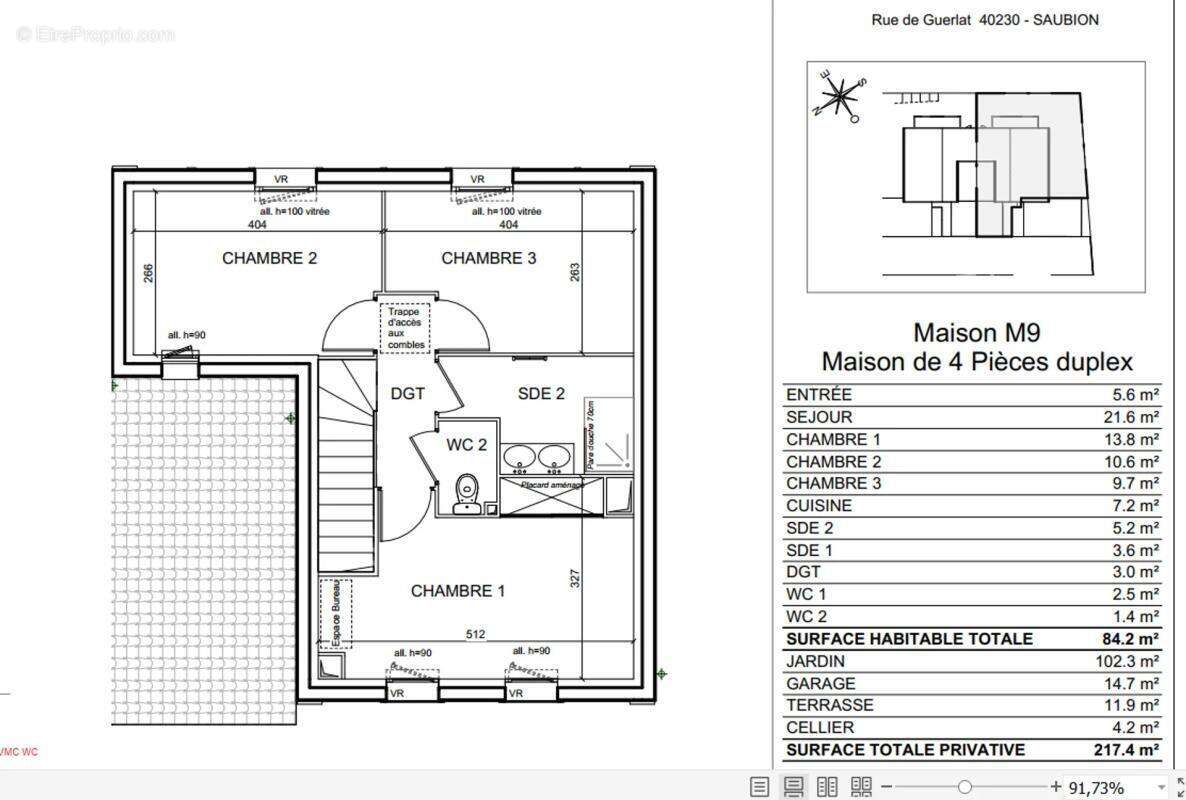 Maison à SAUBION