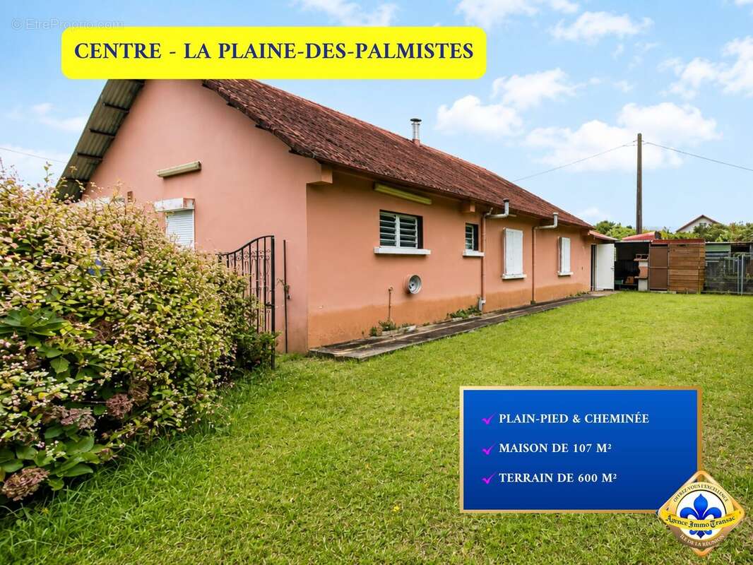Maison à LA PLAINE-DES-PALMISTES