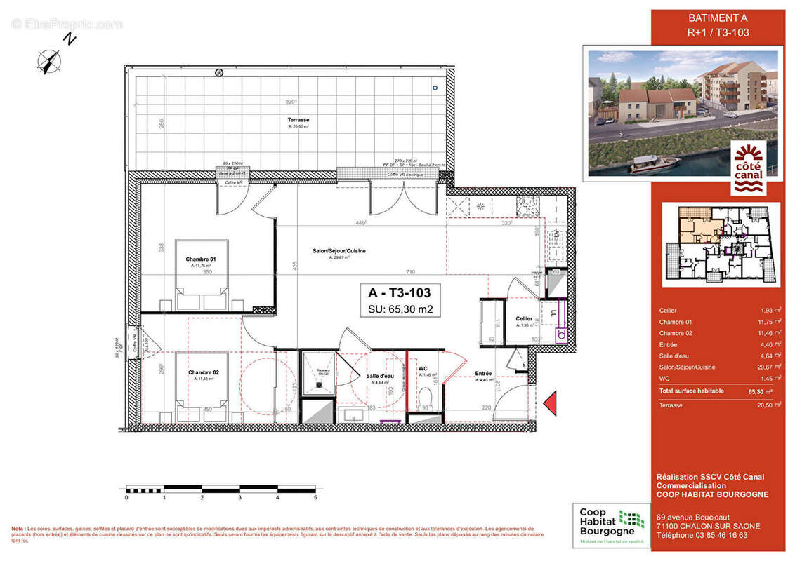 Appartement à PARAY-LE-MONIAL