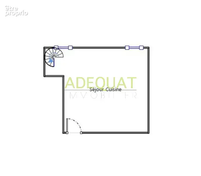 Bourgoin jallieu 'hyper centre ville' appartement de type 2 en duplex… - photo 13