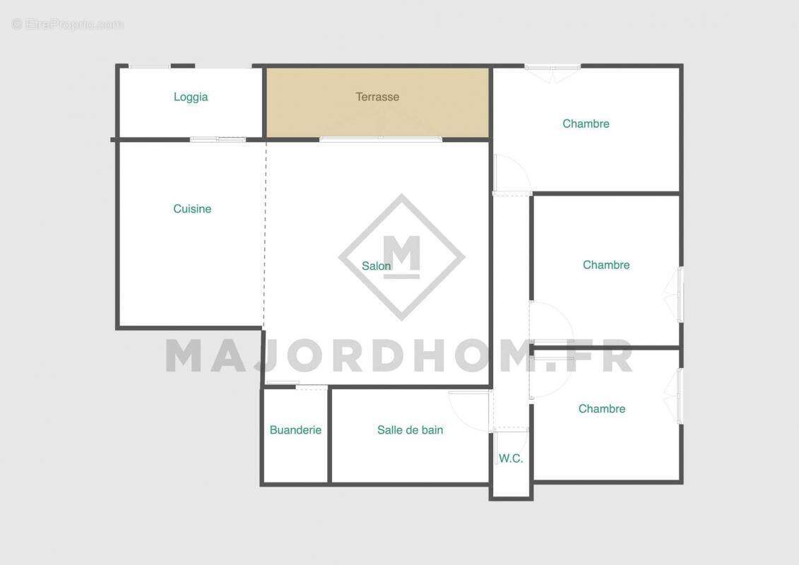 Appartement à MARSEILLE-8E