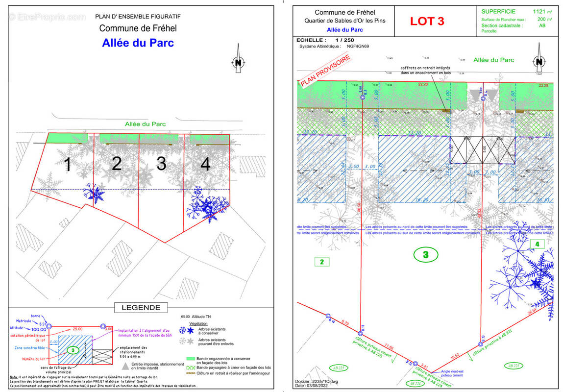 Terrain à LA BOUILLIE