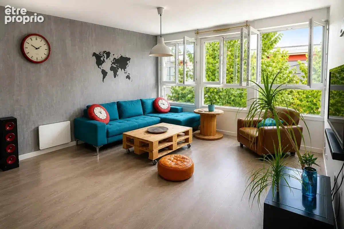 Appartement atypique et lumineux de 51m2 au dernier étage - photo 1