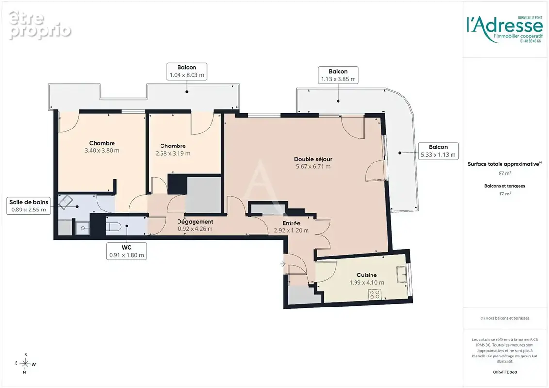Appartement Alfortville 4 pièce(s) 87m² - photo 11