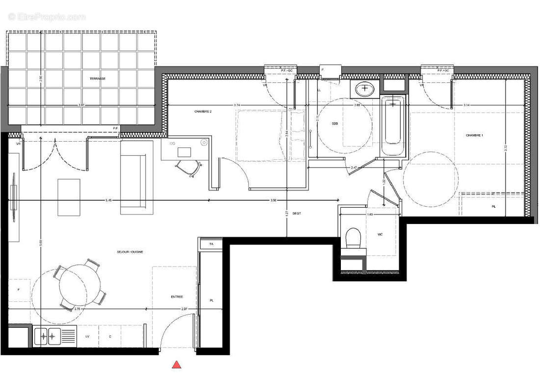 Appartement à SAINT-FELIX