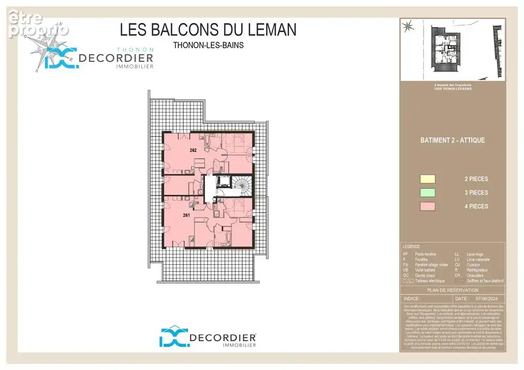 T4 en attique à vendre - thonon-les-bains - photo 4