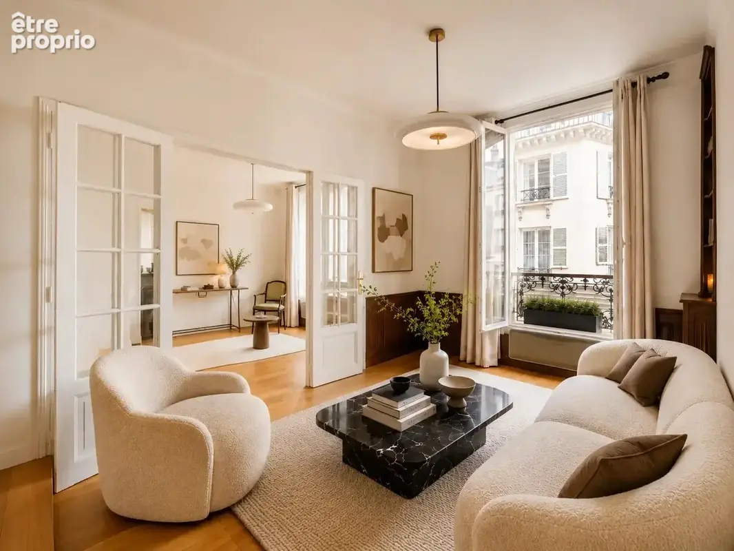 Rue amelot - 2/3pieces 49m2 - charme de l'ancien - lumineux - photo 2