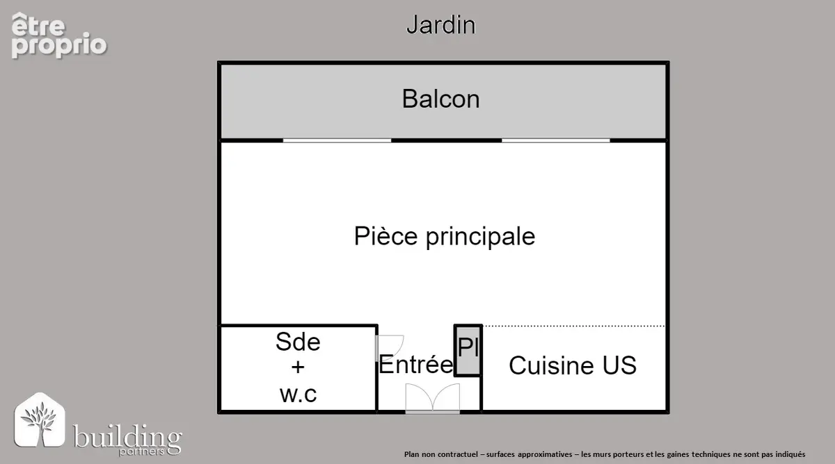 Pasteur Neuilly-sur-Seine - Studio 31,14 m² avec balcon de 4,91 m² - photo 2