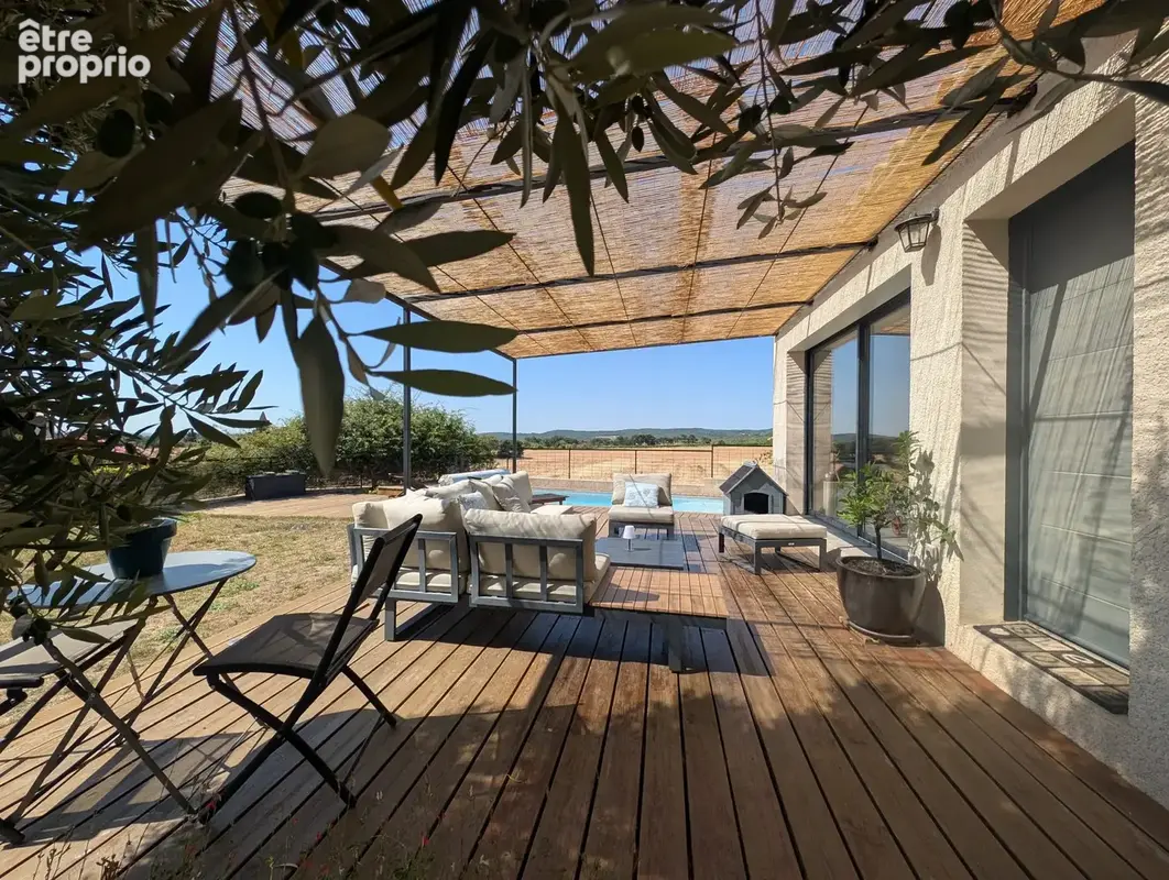 Villa plain-pied avec piscine, vue nature, 3 chambres et garage à 10 min de Saint-Marcel-d'Aude - photo 14