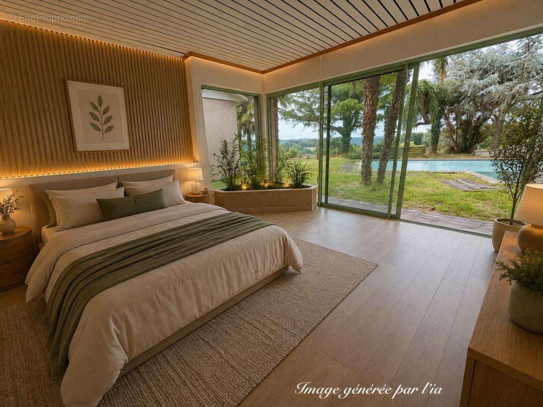 Maison d'architecte 190 m2 - 6 pieces - piscine - photo 12
