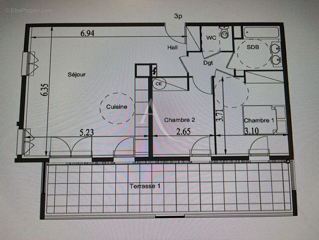 Appartement à LE CANNET
