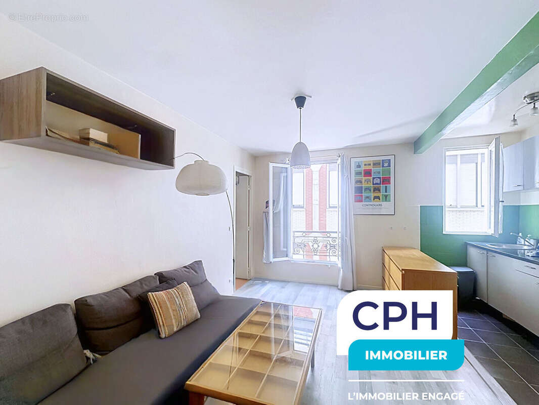 Paris 19e  Passage Wattieaux  2 pièces de 32 m² au calme - photo 2