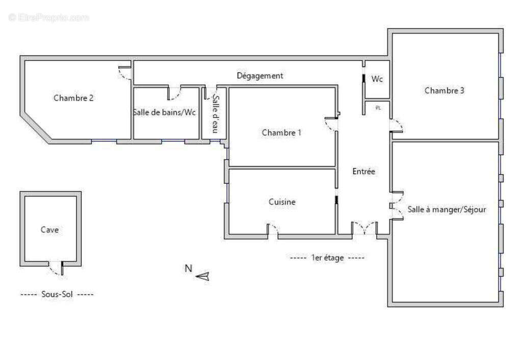 Appartement à PARIS-15E