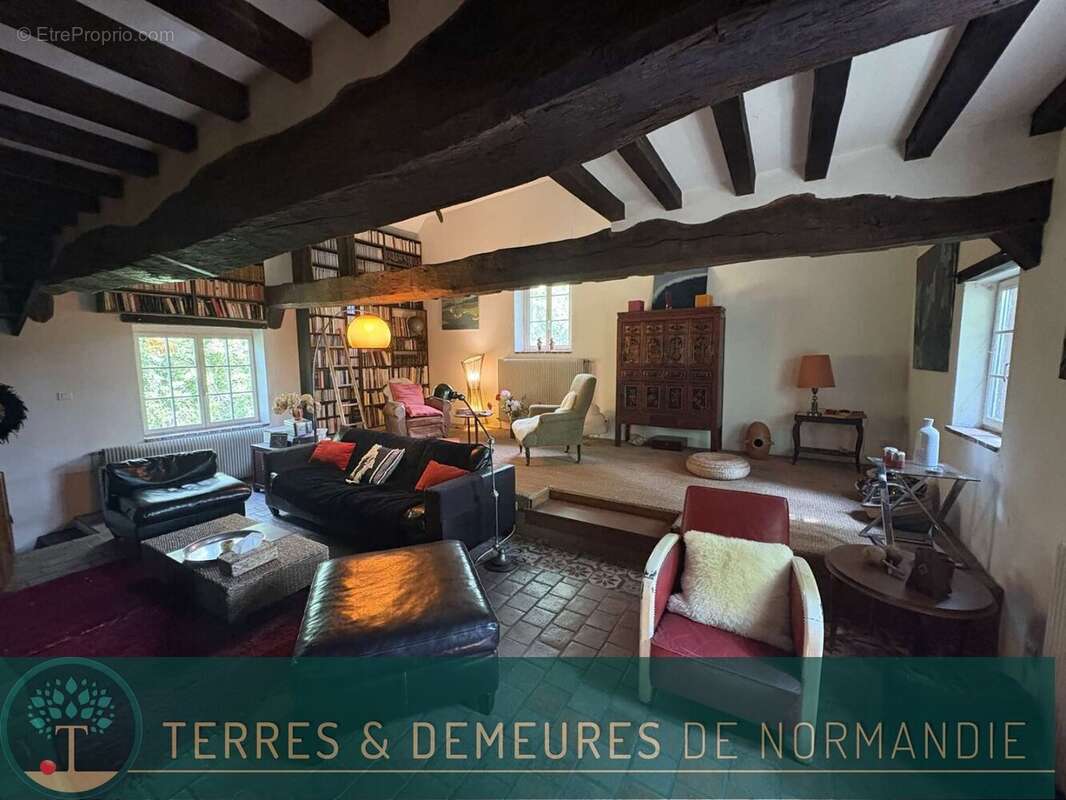Pays d'AUGE DU CALVADOS, au sud de LISIEUX, belle maison normande en colombages - photo 5