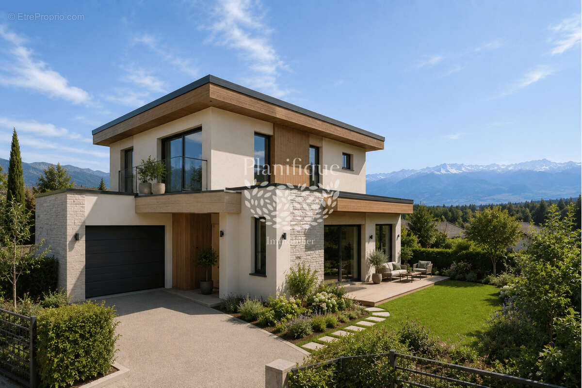 Vue sur les Alpes à Sciez   Villa T4 avec jardin privatif et prestations haut de gamme - photo 13