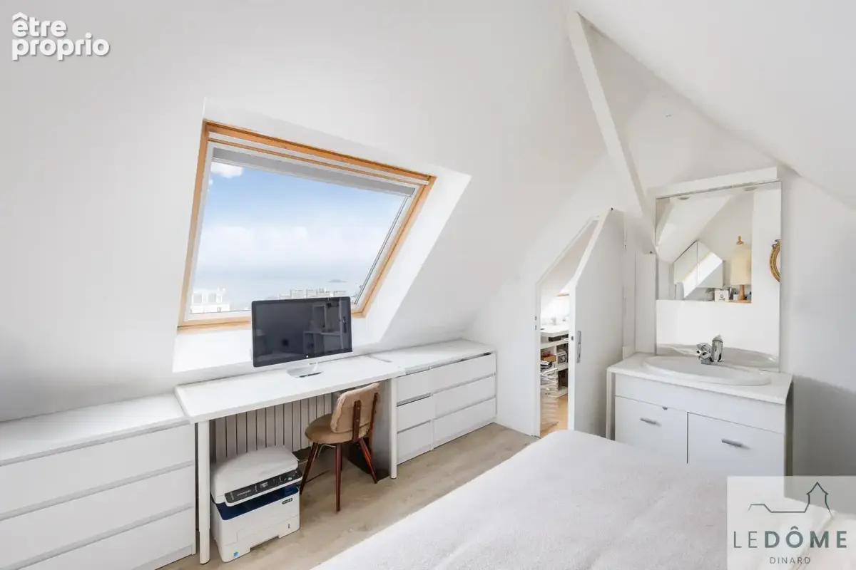 appartement vue mer Dinard Hyper centre - Appartement duplex balcon ascenseur garage - photo 11