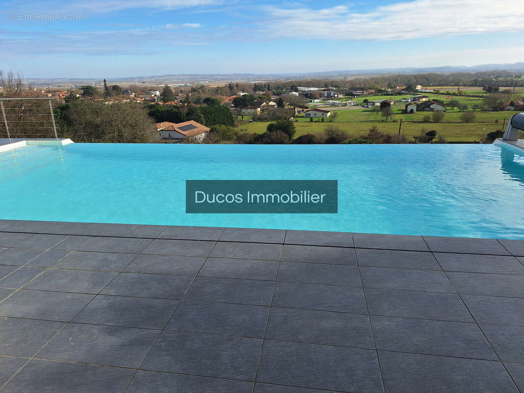 Maison contemporaine cocooning avec piscine   Vue paronamique   À 18 min de Marmande, 1 H de Bordeaux - photo 4