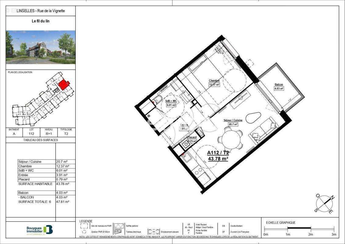 Appartement à LINSELLES