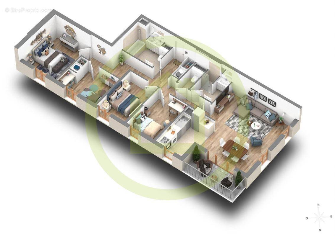 Appartement à ENGHIEN-LES-BAINS