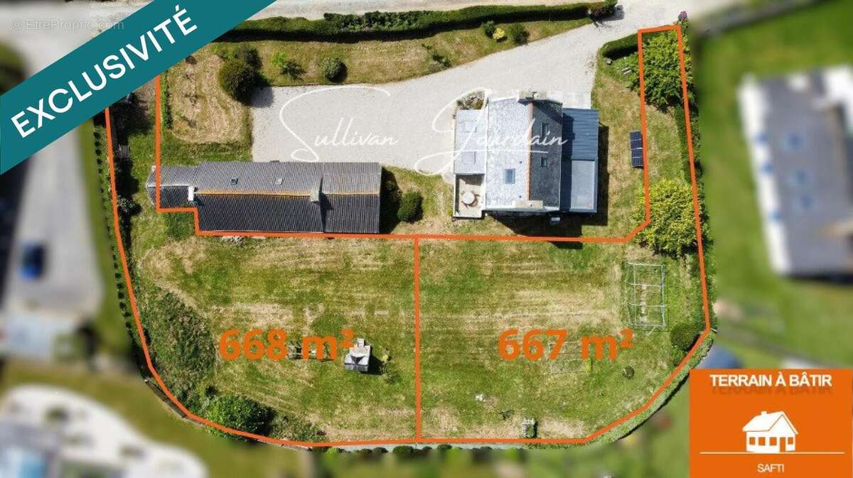 Terrain 668 m² à Henvic  - photo 2