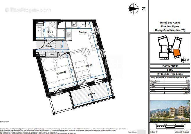 Appartement à BOURG-SAINT-MAURICE