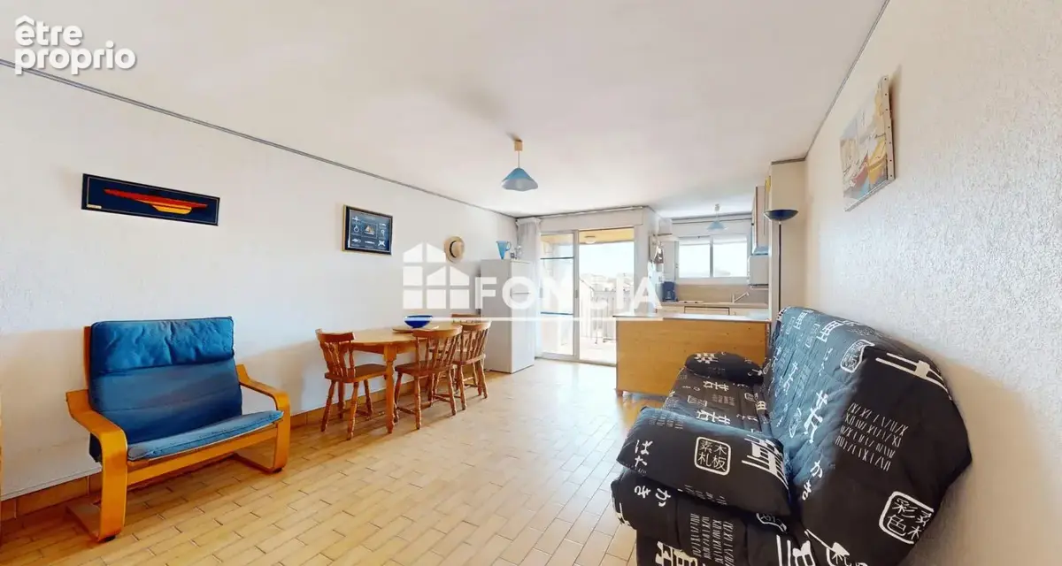 Exclusivite - canet plage – t2 traversant 39,65 m² – 3ᵉ étage – balcon sud – aperçu mer – garage + cellier - photo 5