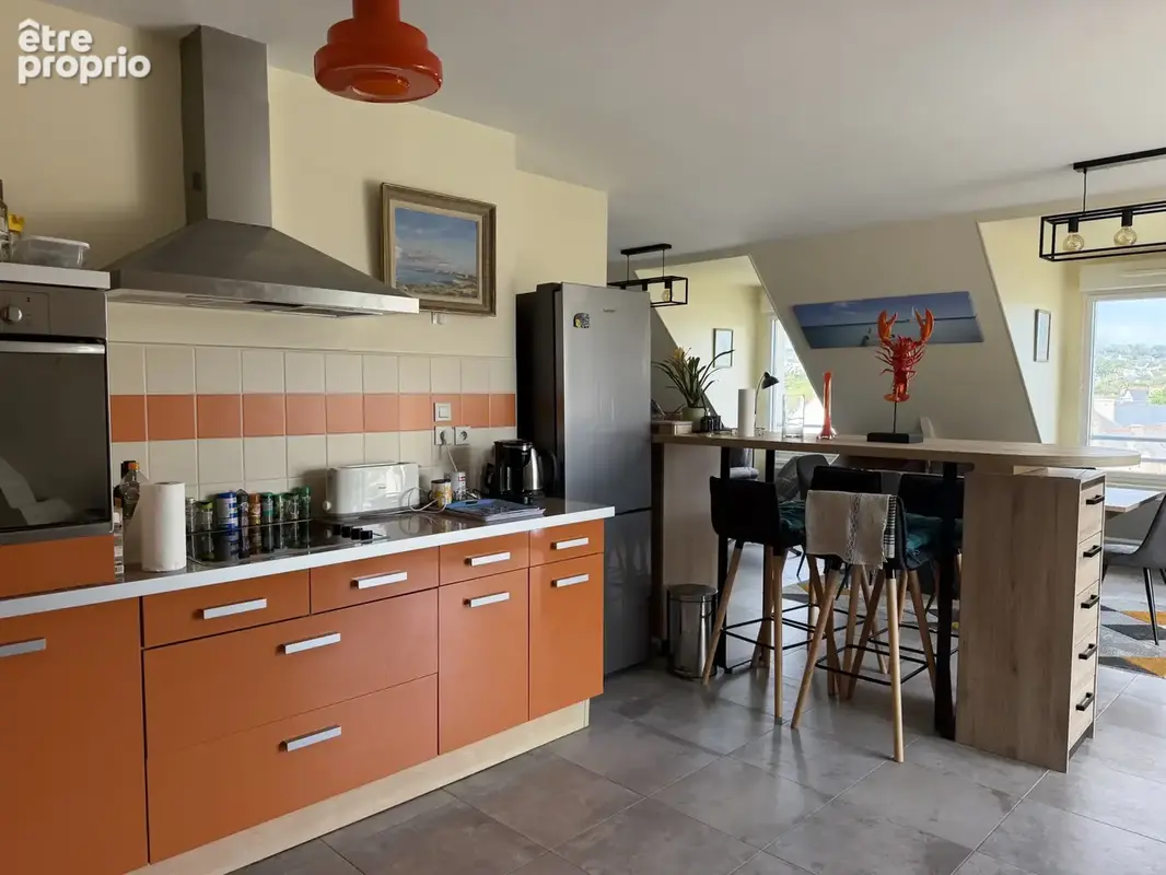 Erquy 22430. Dans une copropriété de 2007, appartement centre ville 3ème étage 80 m2 - photo 3
