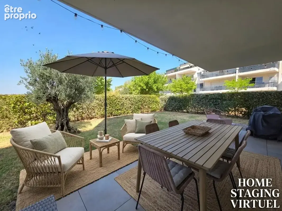 APPARTEMENT - REZ DE JARDIN -  2 chambres - jardin  - parking - photo 2