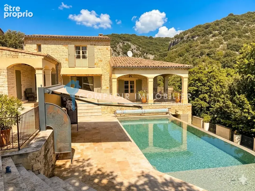 Secteur goudargues : mas recent avec piscine et appartement independant - photo 3