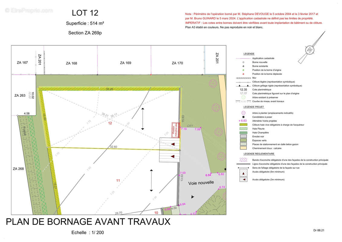 Terrain de 516 m2 viabilise lot 11 - photo 2