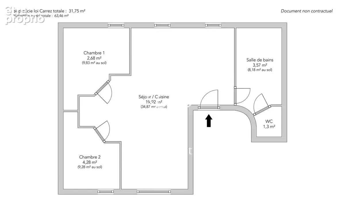Paris 9e – CHAUSSÉE D’ANTIN / PROVENCE / CITÉ D’ANTIN – Appartement - 3 pièces – 31,75m² Carrez - 63,46m² au sol – 2 espaces nui - photo 19